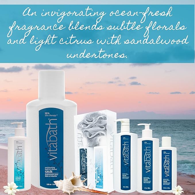 Vitabath ORIGINAL Moisturizing Bath &amp Shower Gelée (21 oz Sandalwood)