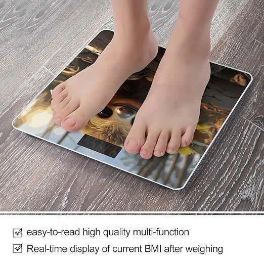 Cartoon Cute Sloth Scale for Body Weight Digital Bathroom Scale Accurate Smart Weight Scales with Large Display Weighing Machine High Precision Scales