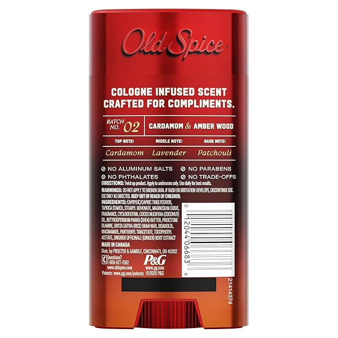 Old Spice Alchemist Collection Body Wash + Aluminum Free Deodorant Bundle for Men Cardamom + Amber Wood Scent 24/7 Cologne Infused Scent No Trade Off Formula 20 oz &amp 3 oz (Pack of 2)