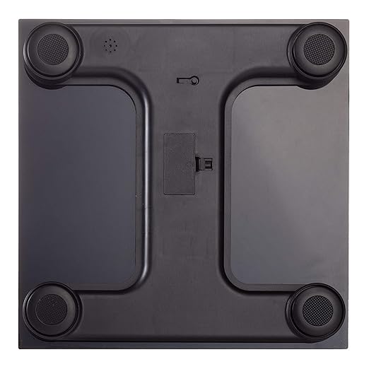 Talking Scales - Big Numbers and Clear Loud Voice Announcement of Weight (Black)