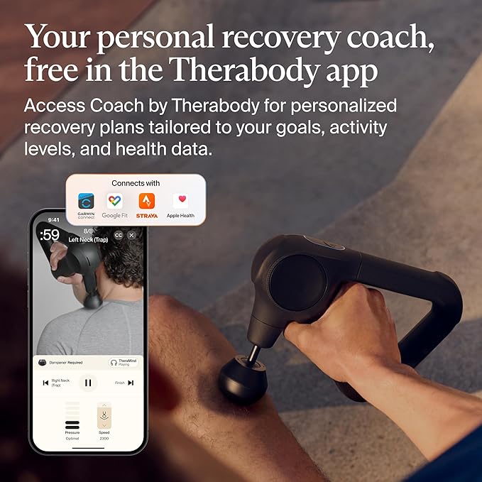TheraGun Prime (6th Generation) Massage Gun by Therabody – Deep Tissue Powerful Massage in a Rugged Durable Design for Reliable Recovery &amp Pain Relief