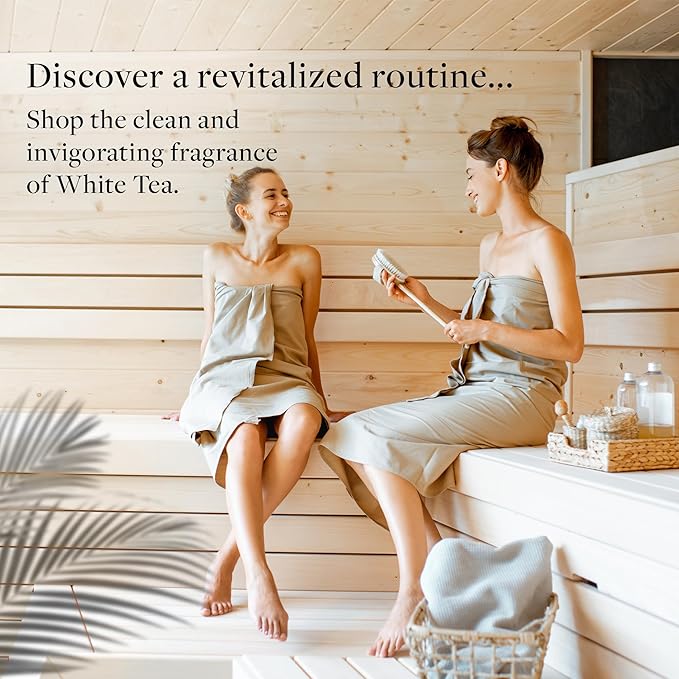 Westin White Tea Aloe Body Wash &amp Body Lotion Set - Nourishing &amp Hydrating - Hotel Spa Collection - Exclusive White Tea Scent - 8oz Bottles