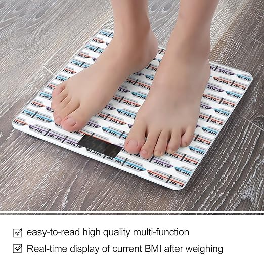 Monorail Train Scale for Body Weight Digital Bathroom Scale Precision Smart Weighing Scales with Clear LED Display Accurate High Precision Scales Weighing Machine