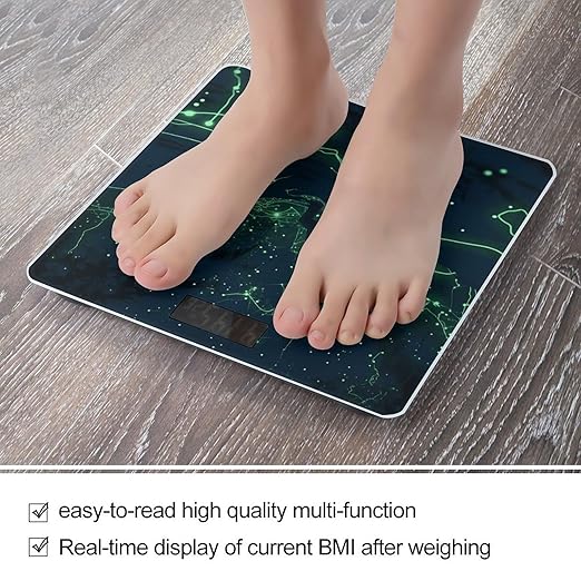Glow in The Dark Scale for Body Weight Digital Bathroom Scale Precision Smart Weighing Scales with Clear LED Display Accurate High Precision Scales Weighing Machine