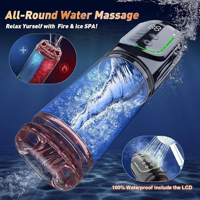 Upgraded Blowjobob Machine for Man 7 Thrusting &amp Rotating 7 Modes Sucking with Massager Automatic Mastusbafor Male Masterburbatar Hands Free Automatic Tight Sleeve Hoodies XZN801