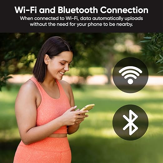 Wyze Scale Ultra BodyScan Smart Scale with Handle – Wi-Fi &amp Bluetooth Body Composition Scale for Weight BMI Body Fat Muscle Mass and Segmental Measurement White