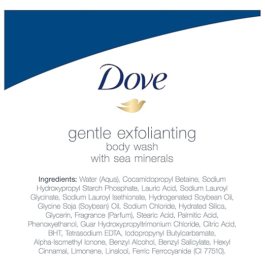 Dove Body Wash Instantly Reveals Visibly Smoother Skin Gentle Exfoliating Effectively Washes Away Bacteria While Nourishing Your Skin 22 oz 2 Count