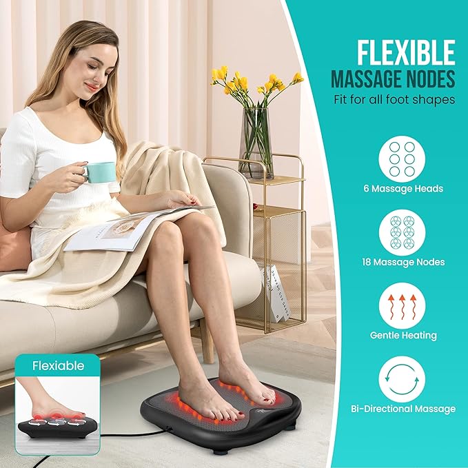 Snailax Neck Masssager and Foot Massager Bundle