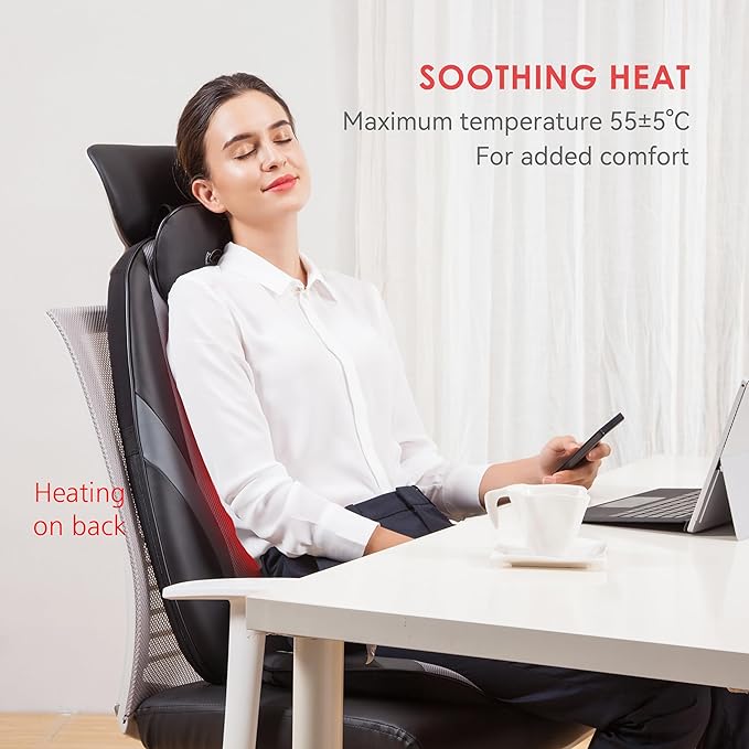 Snailax Shiatsu Back Massage and Shiatsu Foot Massager