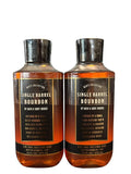Men's Body Wash Shower Gel 2-Pack Gift Set For Bath and Body 3-in-1 Hair Face &amp Body Wash With Pro-Vitamin B5 SINGLE BARREL BOURBON