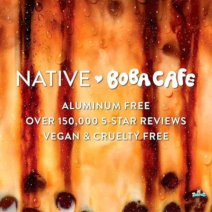 Native Body Wash Limited Edition Brown Sugar Boba Sulfate Free Body Wash for Women &amp Men Boba Café 18 fl - Pack Of 02