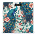 Beautiful Peacock Flowers Scale with LCD Precision Weighing Scales Sturdy Tempered Glass Weight Scales Easy-to-Read Anti-Slip Weight Digital Bathroom Scale for Daily