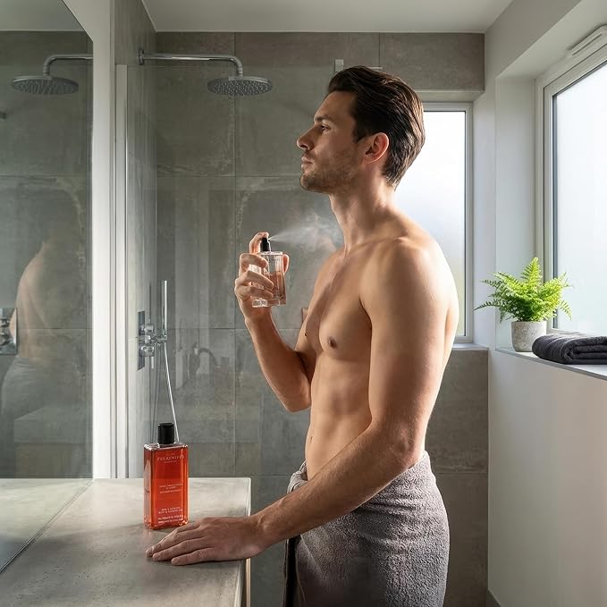 Pecksniff’s Men’s London Edition Fragrance Duo Gift Set – Suede Sandalwood &amp Amber Eau de Toilette 100ml &amp Bath &amp Shower Gel 300ml