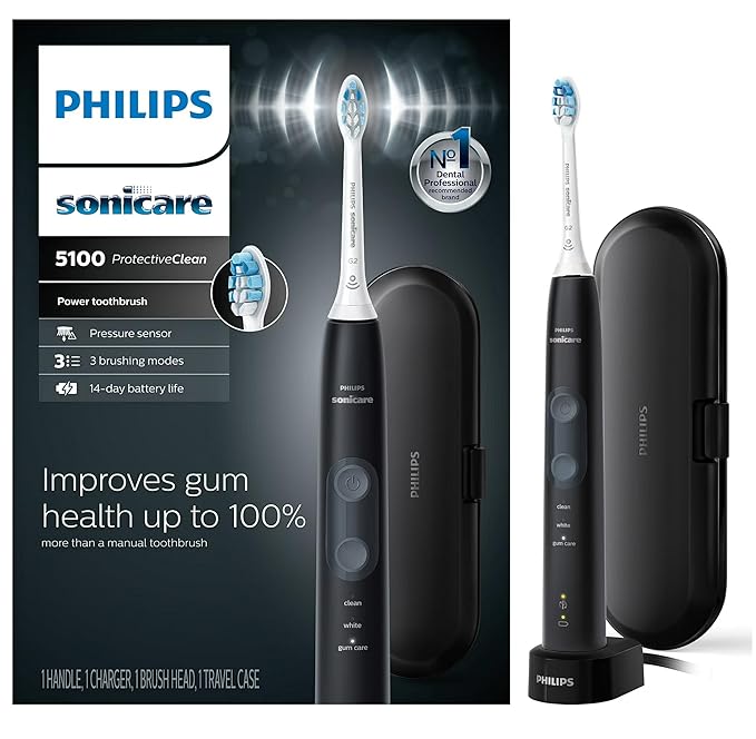 Philips Sonicare HX8911/02 HealthyWhite+ Rechargeable Electric Toothbrush White