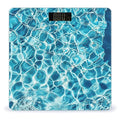Swimming Pool Water Bathroom Scale for Body Weight LCD Display Digital Bathroom Scale Tempered Glass Bathroom Weight Scales Fashion Smart Scales for Home Bedroom 400 Lb