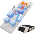 Full Body Massage Mat with HeatBack Massager Pad with Detachable Shiatsu Neck Massager3D Body Stretching &amp Lumbar Traction4 Vibrating Motors2 Heat LevelsGifts for Men Women