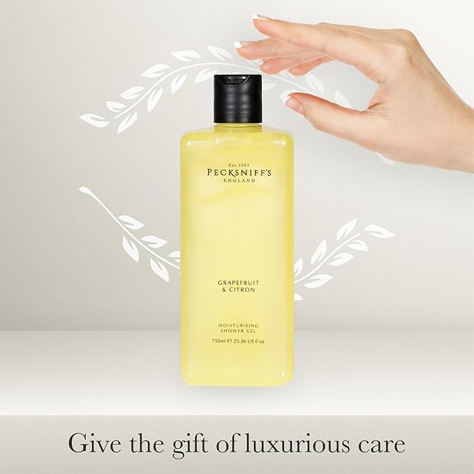 Pecksniff's Grapefruit &amp Citron Moisturizing Shower Gel | 750ml / 25.36 Fl Oz