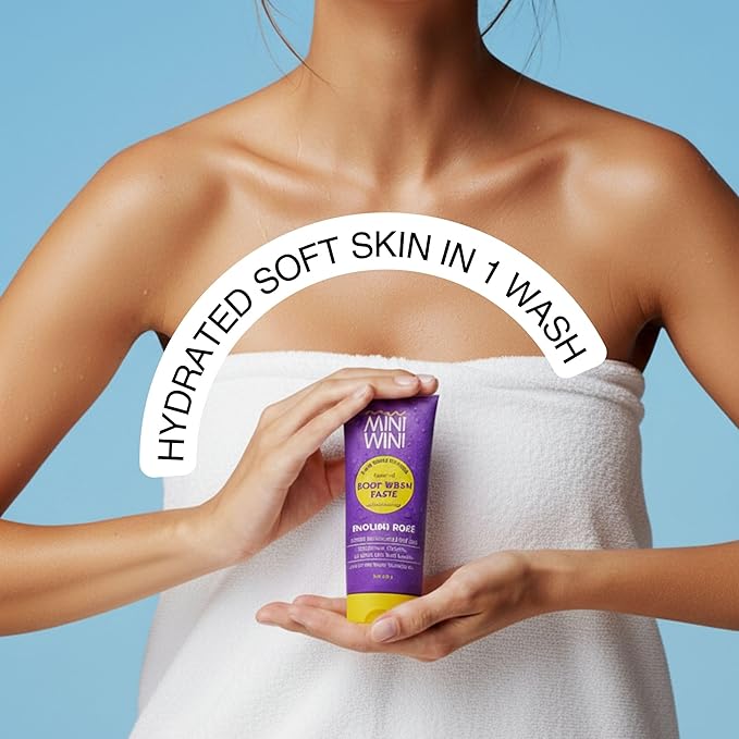 2 in 1 Travel size Body wash Paste - Waterless 3X Concentrated Shower Gel for Face &amp Body TSA Approved Aloe-Base for Sensitive Dry &amp Oily Skin Vegan Sulfate-Free 100g (3.2 fl oz)