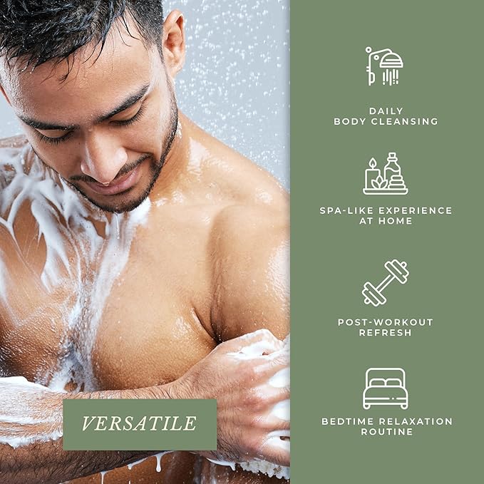 Pecksniff's Men's Luxurious Moisturizing Bath &amp Shower Gel | Luxury Shower with Earthy Aroma | Body Wash Men | Invigorating Individual Scent 1L