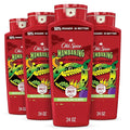 Old Spice Cleansing Body Wash for Men 3X Defense 24/7 Shower Fresh with Lasting Scent 2-in-1 Body &amp Face Wash MambaKing with Rich Plum Scent 24 oz (Pack of 4)