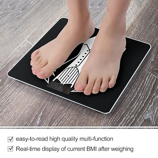 Men's Smart Scale for Body Weight Digital Bathroom Weighing Scale Automatic Switch Energy Saving Scale Funny Tuxedo