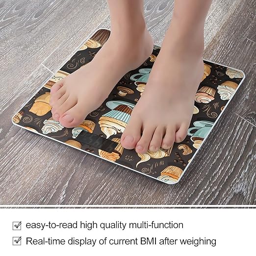 Coffee and Sweets Sugar Chocolate Scale for Body Weight Digital Bathroom Scale Accurate Smart Weight Scales with Large Display Weighing Machine High Precision Scales