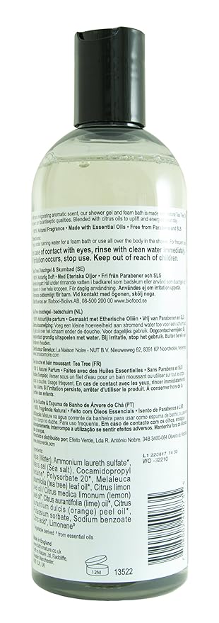 Tea Tree Shower Gel &amp Foam Bath