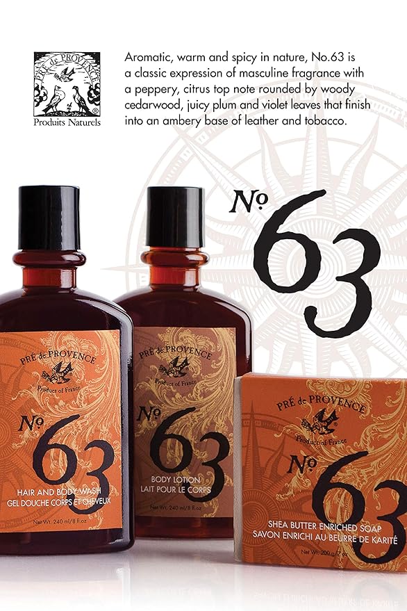 Pre de Provence No.63 Men's Collection Shower Gel