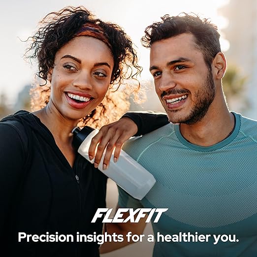 FlexFit Scale for Body Weight and Fat Percentage 8 Electrodes High Precision Digital Scale Accurate Measurement of 56 Body Indicators Bathroom Smart Scales