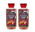 Bath &amp Body Works SUGARED CHERRY CRISP 2 Pack Shea + Vitamin E Shower Gel Bundle - 10 fl oz / 295 mL each