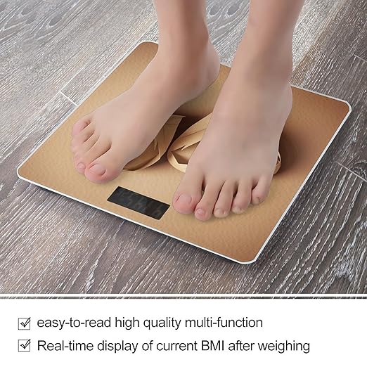 Paper Folded Heart Shape Scale for Body Weight Accurate Digital Bathroom Scale Toughened Glass High Precision Scales Smart Weight Scales with Large LCD Backlight Display Weighing Machine