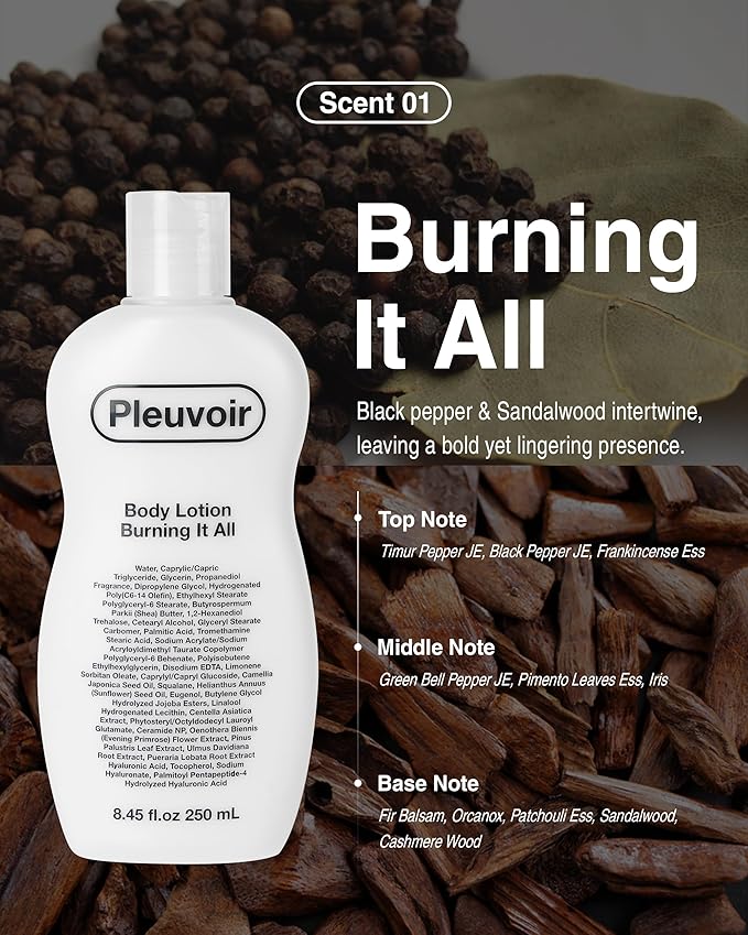 Pleuvoir Body Cleanser Burning It All Body Lotion Burning It All Bundle