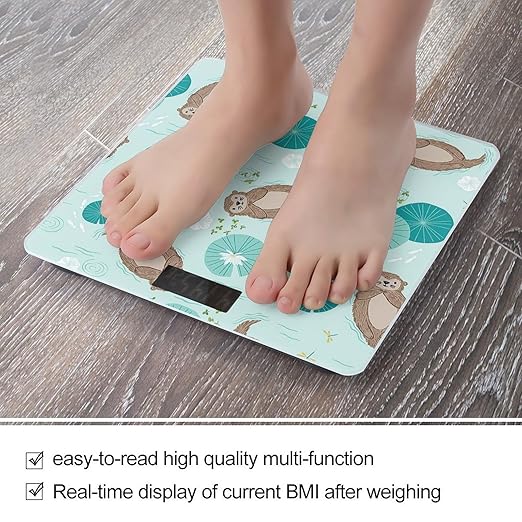 Otters Scale for Body Weight Digital Bathroom Scale Accurate Smart Weight Scales with Large Display Weighing Machine High Precision Scales
