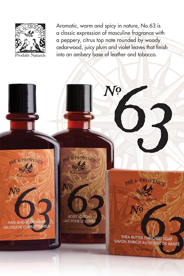 Pre de Provence No.63 Men's Collection Shower Gel