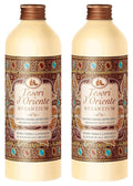 Tesori d'Oriente: Byzantium Aromatic Bath Cream with Black Rose and Labdanum * 16.9 Fluid Ounces (500ml) Bottles (Pack of 2) * [ Italian Import ]