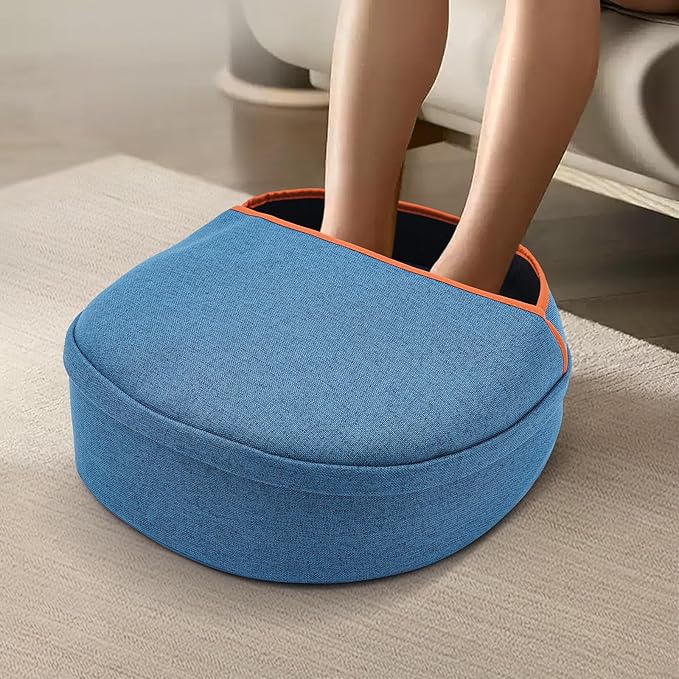 Foot Massager Machine with HeatDeep Shiatsu KneadingDelivers Relief for Tired Muscles and Plantar