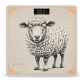 Hand Drawn Sheep Scale for Body Weight Smart Scales Digital Bathroom Scale High Precision Weighing Scales with Large Display Weighing Machine for People