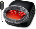 CooCoCo Shiatsu Foot Massager with Heat - Gifts for Men Women Kneading Feet Massager Machine Cushion or Foot Warmer Massagers for Back and Foot Relief
