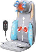 Shiatsu Neck and Back Massager with Heat4D Kneading Back Massager for Pain Relief Deep TissueBack Massager for ChairMassage Chair Pad for Full BackGifts for Women Men Parents