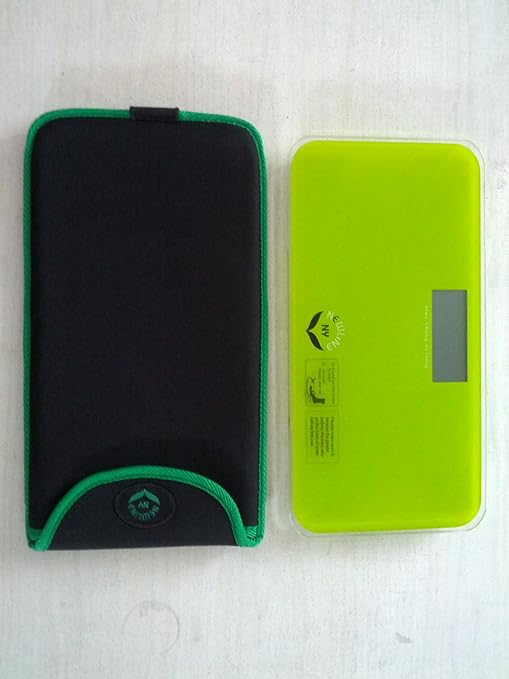 NewlineNY Green Mini Bathroom Travel Scale with Protection Sleeve SBB0719MLG+101BG