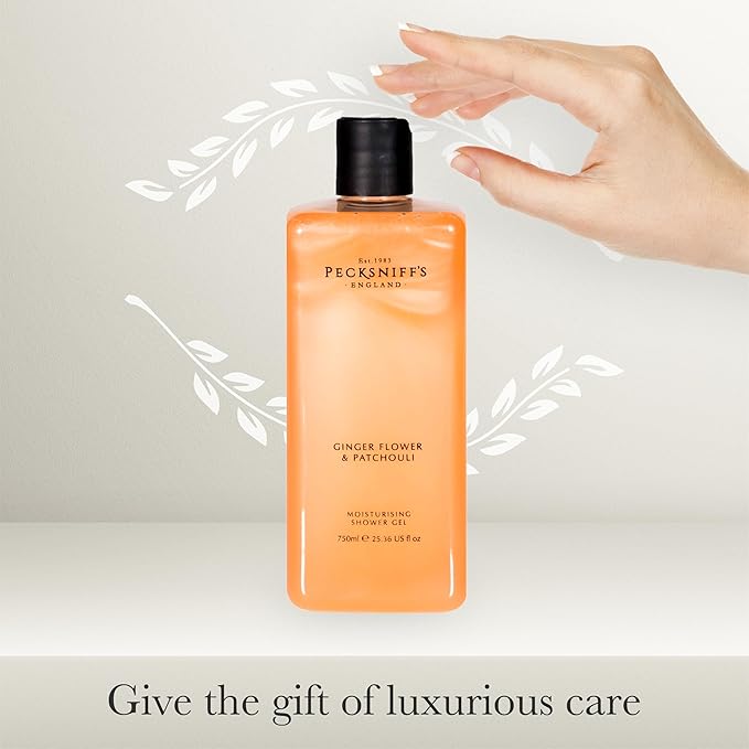 Pecksniff's Classic 750ml Shower Gel Ginger Flower &amp Patchouli