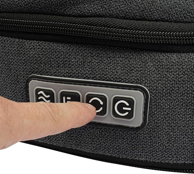 Foot MassagerFoot Massager Machine Foot Massager Machine with HeatDeep Shiatsu KneadingDelivers ReliefAdjustable Intensity Multi-Level Settings (Dark Gray)