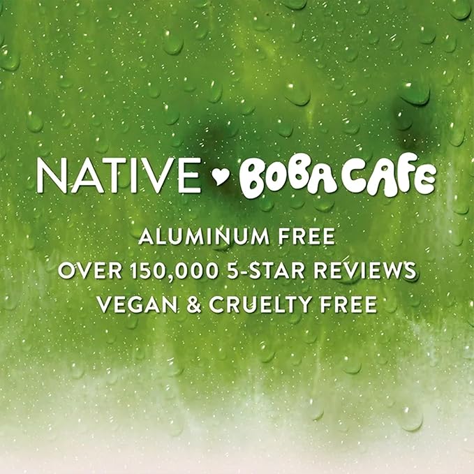 Native Body Wash Limited Edition Strawberry Matcha Sulfate Free Body Wash for Women &amp Men Boba Café 18 fl ozz - Of 02
