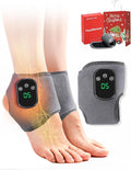 Triple Massager Device Massager for Neuropathy 3 in 1 Ankle Heat Wrap Wireless Portable with 3 Vibration Mode 5 Heat Leavel for Relax Feet (1PC)