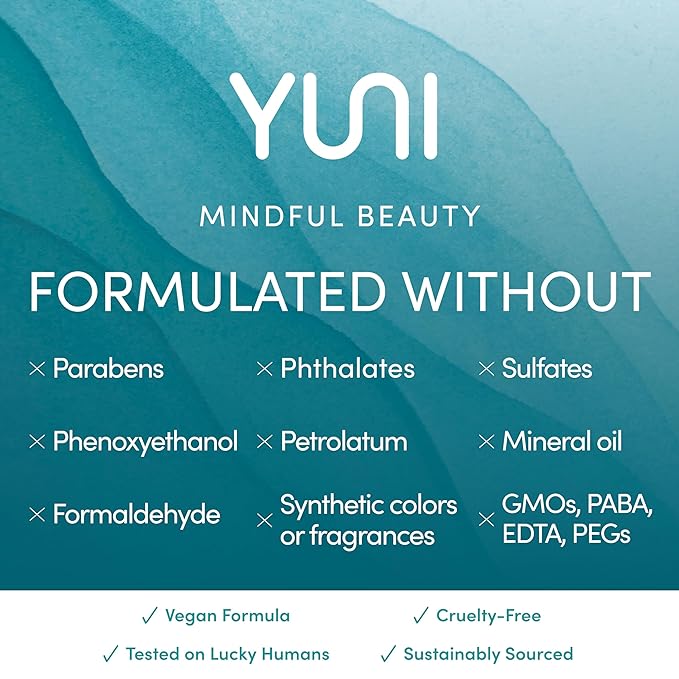 YUNI Beauty Waterless Body Wash (4 oz) - Rinse-Free Foaming Bath and Clean Body Wash Solution Instantly Remove Sweat Dirt Odor Travel Camping and Backpacking Essentials Paraben-Free Vegan
