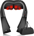 ALLJOY Neck Massager for Pain Relief Deep Tissue with Heat HSA 3D Kneading Shiatsu Neck and Back Massager for Shoulder Full Body Home Office Car Use FSA Birthday Gifts for Mom Men Dad Women