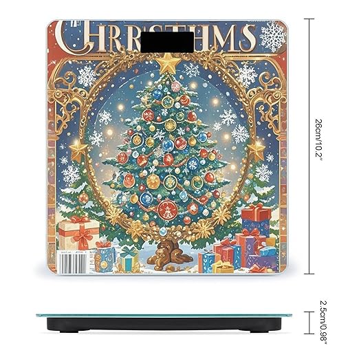 Christmas Puzzles Scale for Body Weight Smart Scales Digital Bathroom Scale High Precision Weighing Scales with Large Display Weighing Machine for People