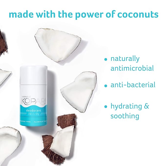 Kopari Hydrating Body Wash and Original Deodorant - Non Toxic Paraben Free Gluten Free Cruelty Free - Made with Organic Coconut Oil