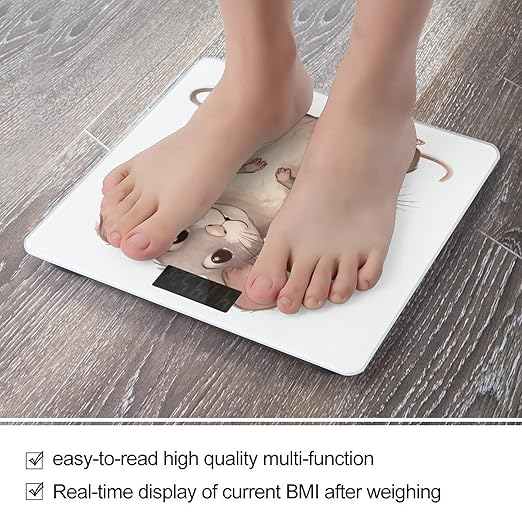 Mother and Child Rats Bathroom ScaleHighly Accurate Digital Weighing Machine for People Bright LED Display Weight Scale for The Aldult Home Use