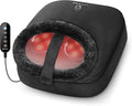 COMFIER Foot Massager with Heat Electric Foot Warmer Shiatsu Feet Massager Machine for Plantar FasciitisNeuropathy 2-in-1 Foot &amp Back Massager Foot Heater for WomenMen